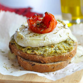 Rocamadour Crostini in papillote