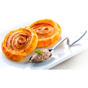 Anchovy spread in flaky pastry